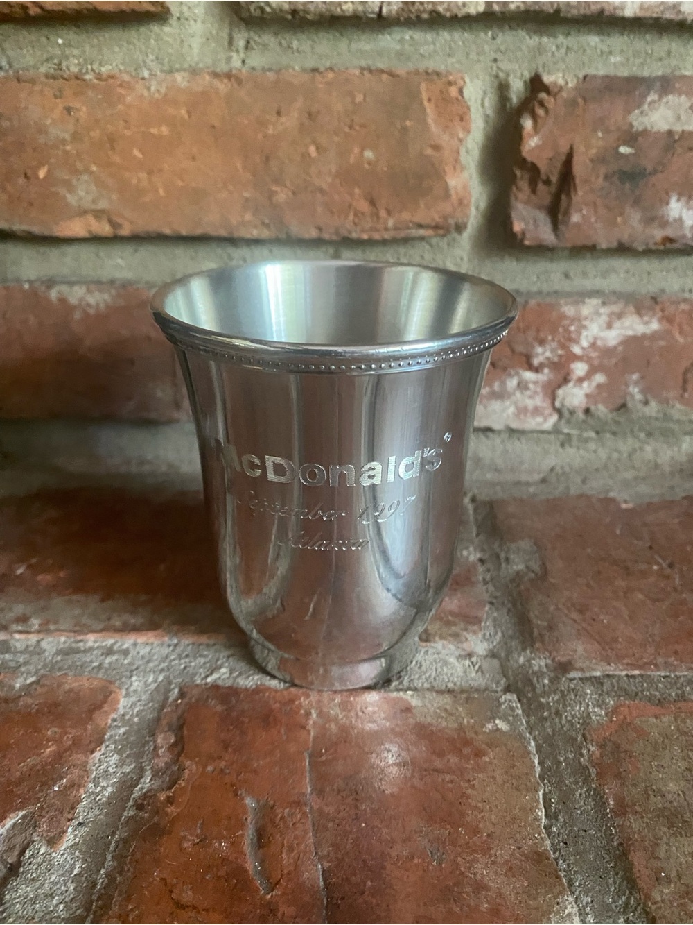 Vintage McDonalds Fine Pewter Chalice 1997 Atlanta